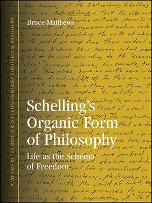 cover image of Schelling's Organic Form of Philosophy
